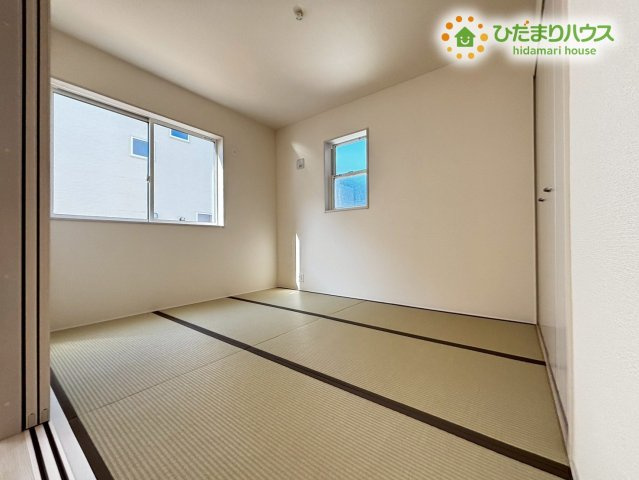 深谷市東方第2　新築一戸建て　リーブルガーデン　02の和室|工夫を凝らして使い方いろいろの畳部屋！