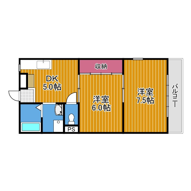 第二セイワコートの間取り