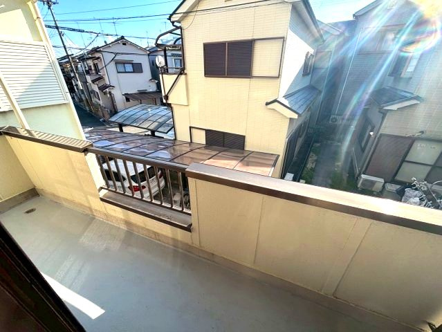 第二セイワコートのバルコニー