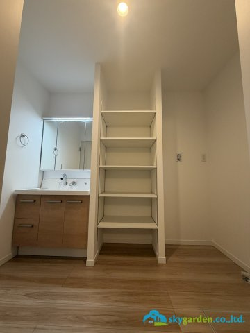 秦野市第1北矢名　新築戸建　全5棟1号棟の脱衣所