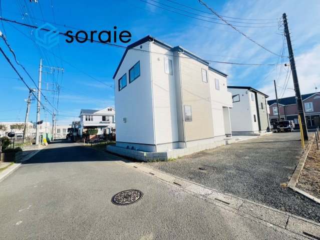 川越市山田1期　全2棟　クラフトピットの前面道路含む現地写真|令和7年11月4日撮影。