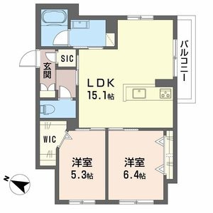 フクジュエールの間取り