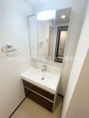 東大阪市長田中１丁目の賃貸マンションの独立洗面台
