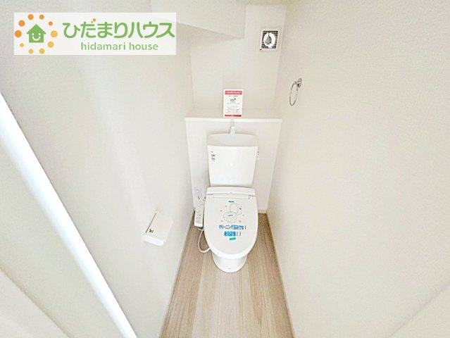 【トイレ】 | 土浦市桜町1期　新築戸建 | トイレは1F、2F共に完備！取り合いになることがありませんね(^^)/