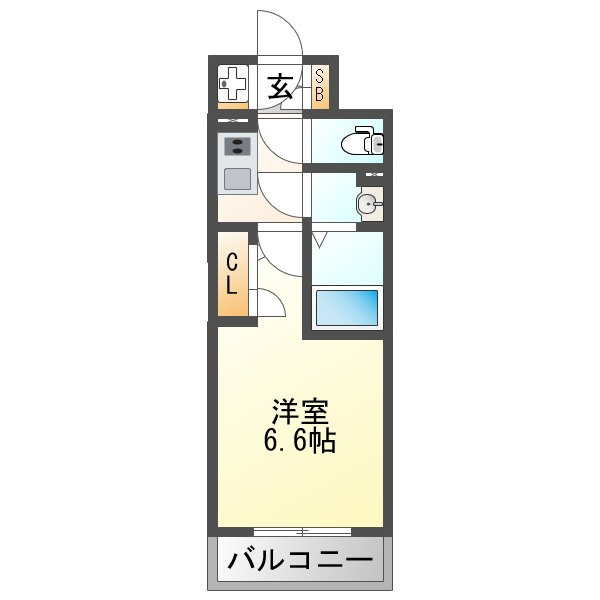 エスリードレジデンス大阪グランノースⅠの間取り