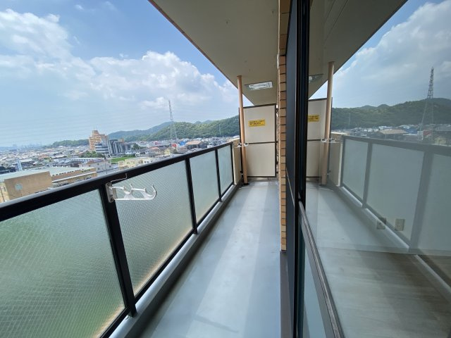 ブリージェ姫路のバルコニー