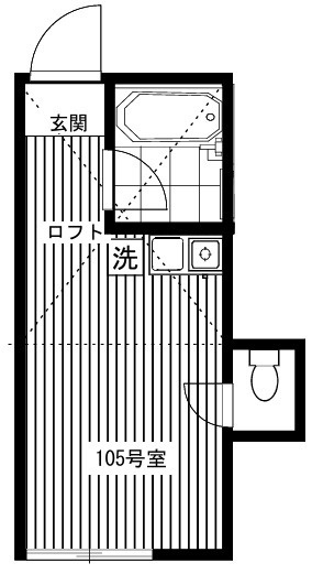 【間取り】 | BDR横浜山手（ユナイト元町ポットベリー）