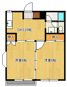 エルハイツイッセーの間取り