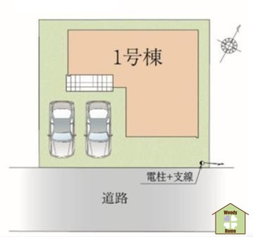 春日部市藤塚7期　新築一戸建ての区画図