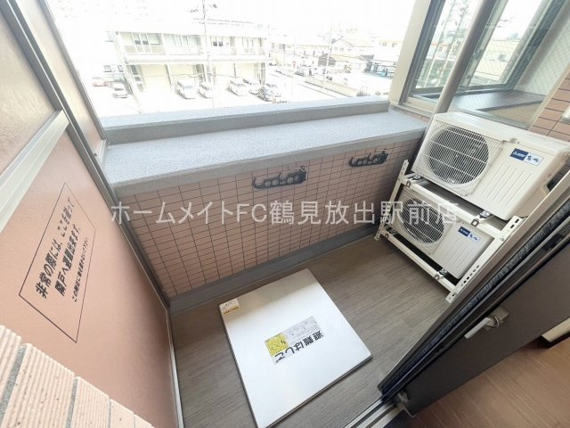 東大阪市長田中１丁目の賃貸マンションのバルコニー