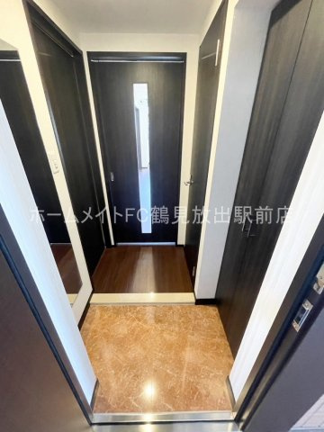 東大阪市長田中１丁目の賃貸マンションの玄関