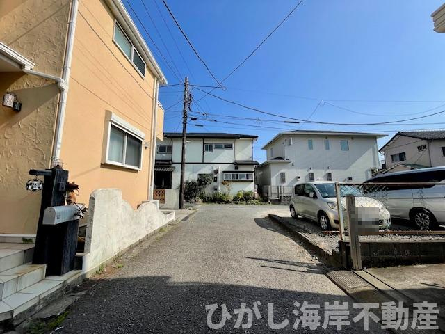 茅ヶ崎市中島　売地の前面道路含む現地写真|現地外観