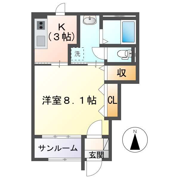 ＧｒａｃｅＦｉｎｅの間取り