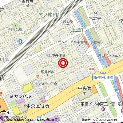 旭通ことぶきビルの地図