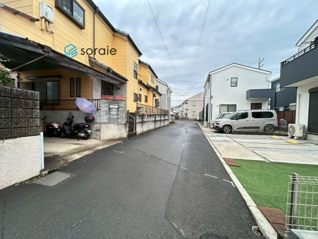 所沢上新井　全8棟　ハートフルタウンの前面道路含む現地写真|令和7年12月25日撮影。
