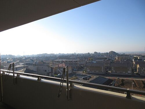 センチュリーつくばみらい平Ｂの展望|バルコニーからの眺望　※前回募集時2023.11撮影