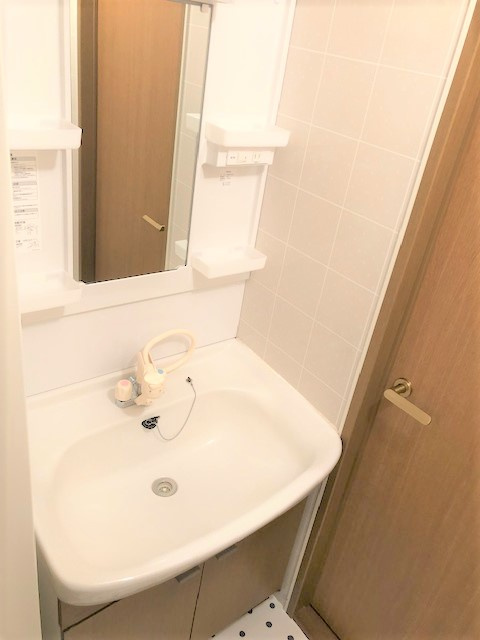 バティール西小森野A棟の洗面所|広い洗面スペース