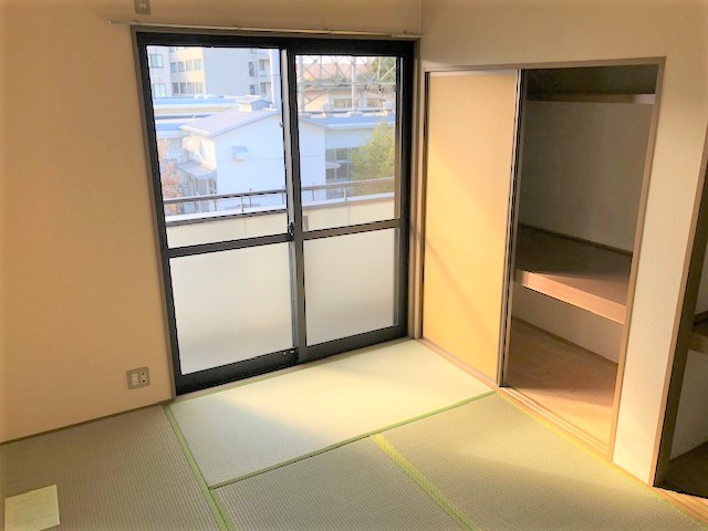 バティール西小森野A棟の和室|日本らしい落ち着いた雰囲気の和室です