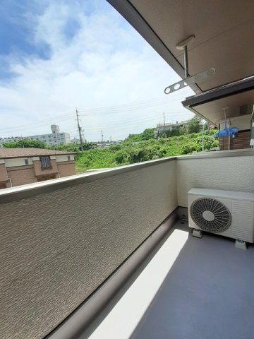 カメリアⅤ　Ａのバルコニー|陽当たり良好なバルコニーです