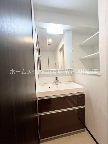 東大阪市長田中１丁目の賃貸マンションの独立洗面台