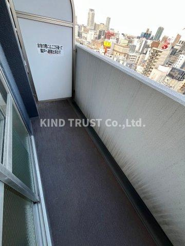 梅田レジデンスTOWERのバルコニー|バルコニーがあります