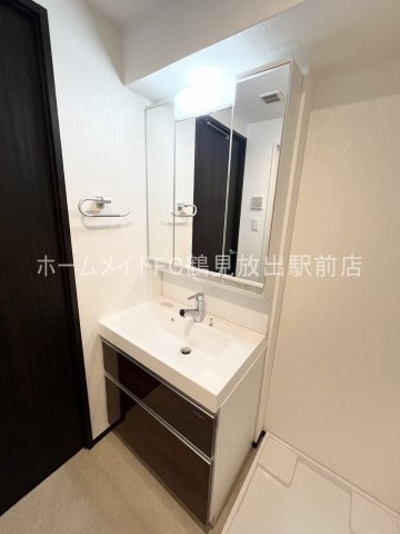 東大阪市長田中１丁目の賃貸マンションの独立洗面台