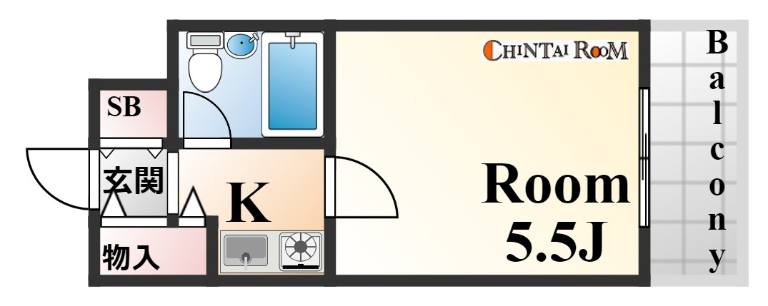 フルール岡本の間取り