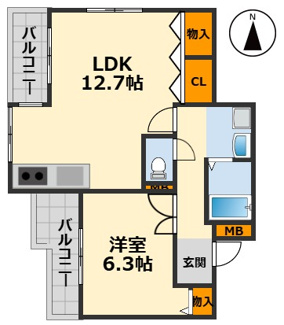 【間取り】 | 住吉宮町ハイツ