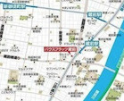 バウスフラッツ蔵前の地図
