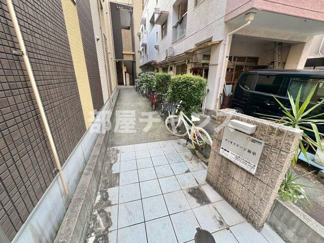 ディオステージ新栄のエントランス