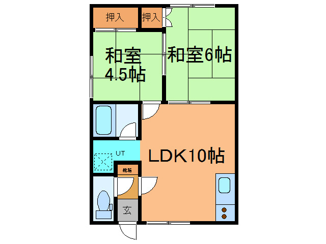 コーポサンライズの間取り