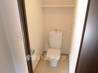 広島市安佐北区深川３丁目の賃貸マンションのトイレ|暖房便座