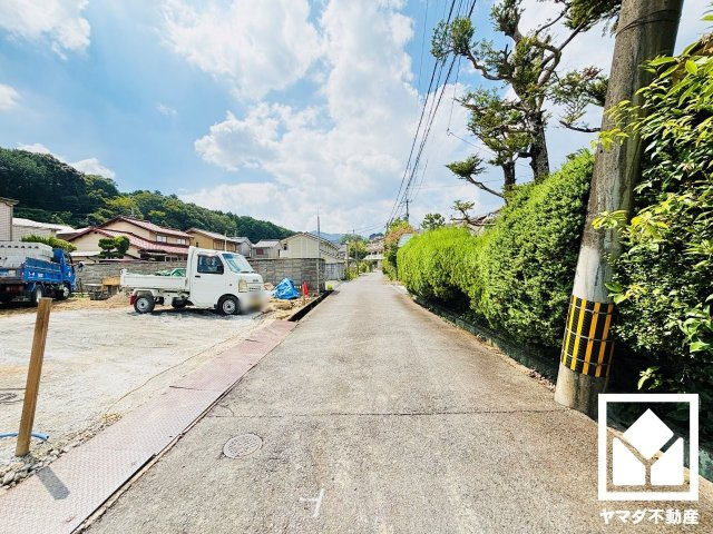 大津市螢谷　1期　2号棟の前面道路含む現地写真|9月9日　現地写真更新