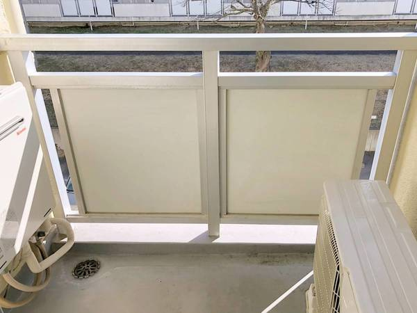 ビレッジハウス寺尾2号棟のバルコニー|ビレッジハウスの同一物件・同一タイプの間取りの写真です