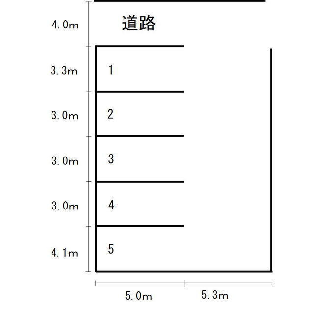 岐阜市柳津町南塚４丁目の駐車場の間取り