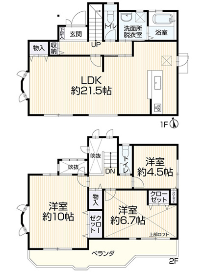 【間取り】 | 旭区笹野台戸建て