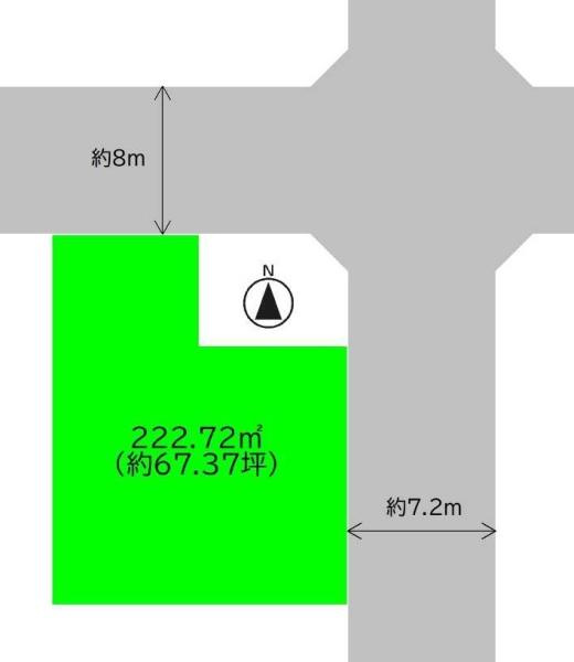 和歌山市西長町2丁目　土地の土地図