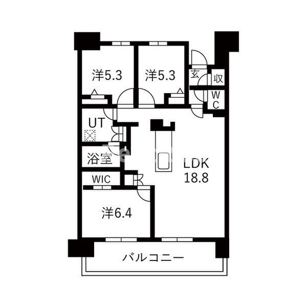 ポレスター一宮ステーションレジデンスの間取り|間取り