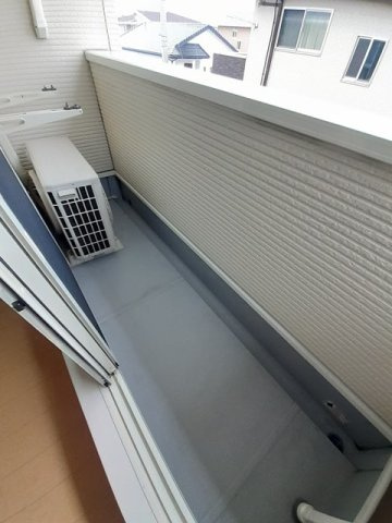 ジェルメ榎津のバルコニー