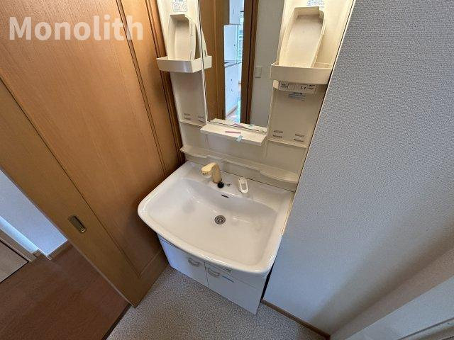 ミゾノカワABの洗面所