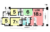 【ファミール鹿山リーフスクエア】✨️仲介手数料無料✨️旭出小学校・滝ノ水中学校の画像