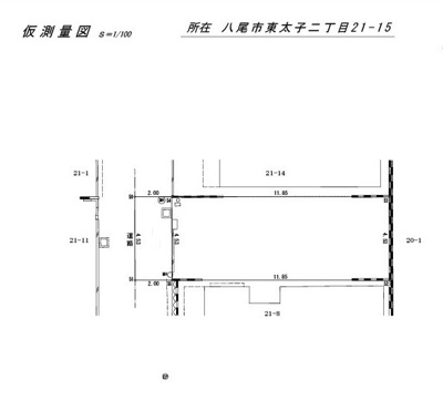 【外観】 | 八尾市東太子二丁目　建築条件付き売土地