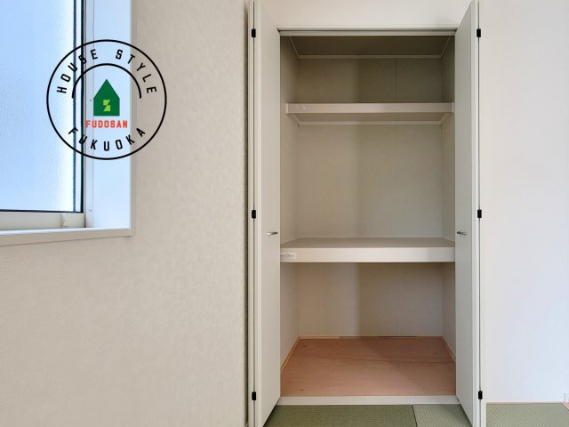 春日市紅葉ケ丘西2丁目第7-2棟（1号棟）の内観：施工例|収納には困りません。