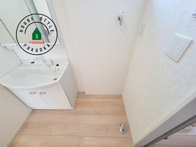 春日市紅葉ケ丘西2丁目第7-2棟（1号棟）の内観：施工例|ランドリースペースは広さもたっぷり。