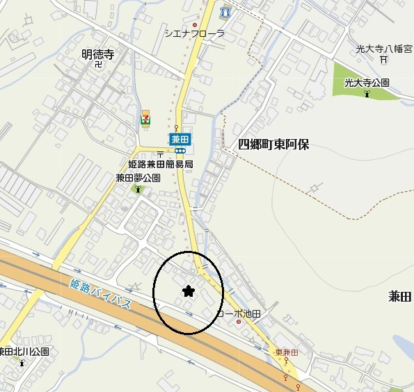 兼田貸戸建の地図