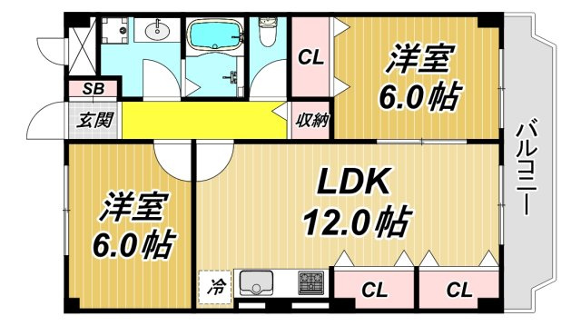 プレステージⅠの間取り
