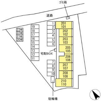 【区画図】 | D-ROOM柊 | 【D-ROOM柊】