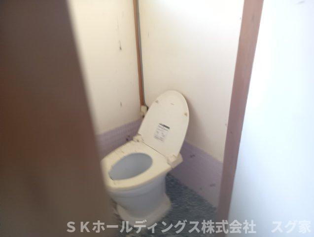 綾部市物部町古民家のトイレ