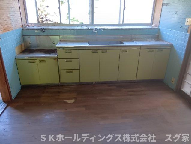 綾部市物部町古民家のキッチン