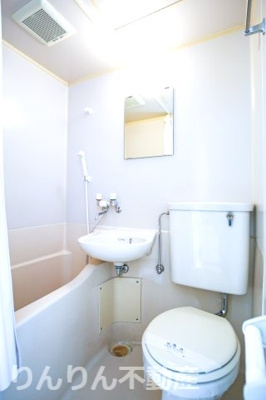 【浴室】 | ニューDKハイツ | 日々の疲れを癒すお風呂付です